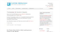 Desktop Screenshot of flatow-os.de