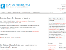 Tablet Screenshot of flatow-os.de